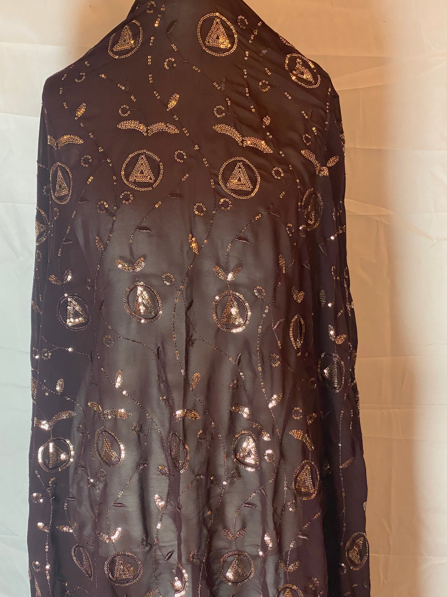 Somali Garbasaar – Dark Brown with Gold