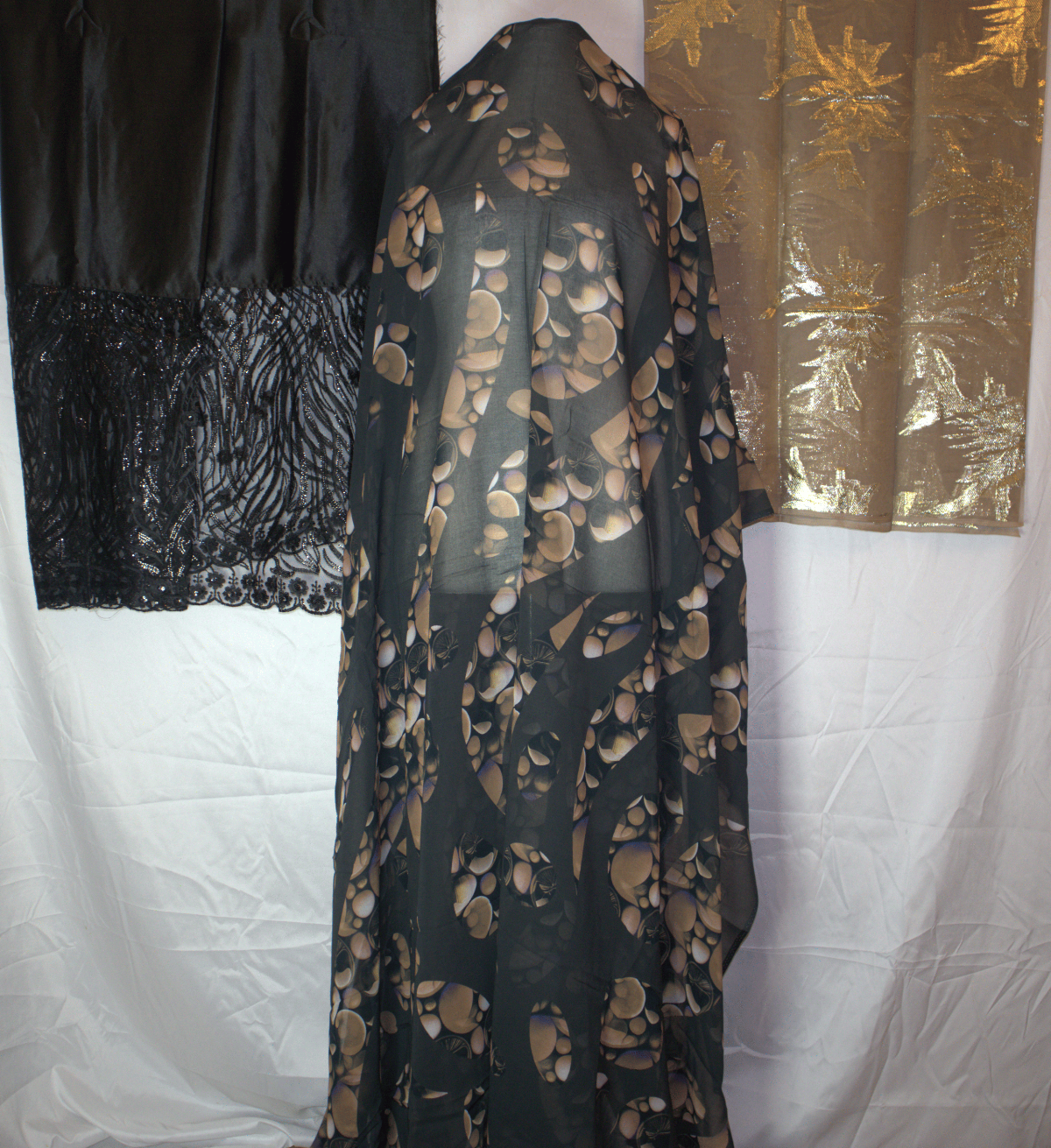 Somali Dirac Full Set Black & Gold Dirac fashion Somali Dirac Full Set Black & Gold Dirac fashion