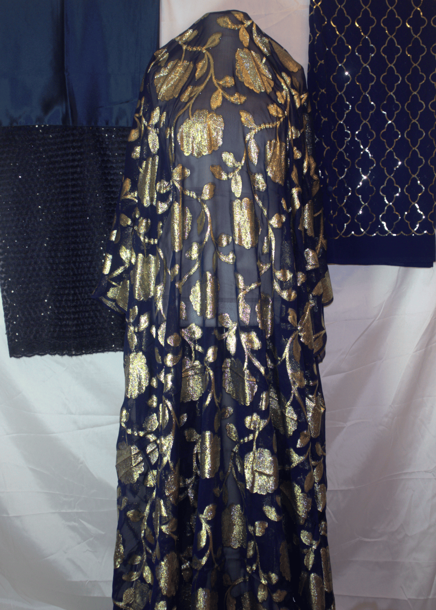 Dirac Fransawi – Navy Blue & Gold