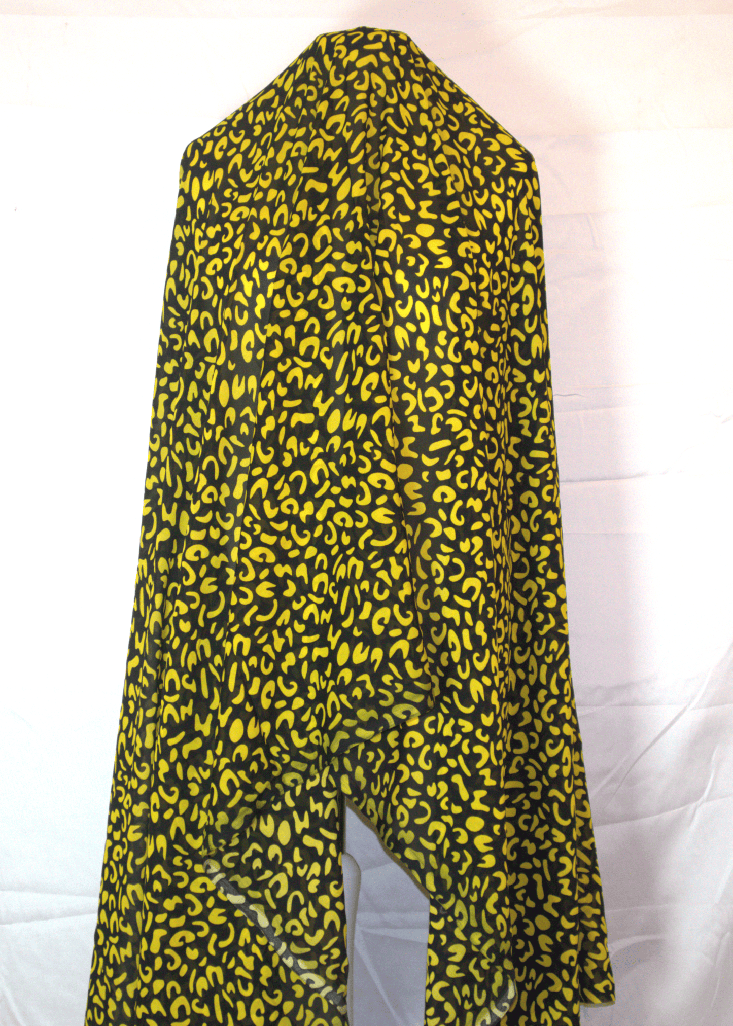 Gabsaar Somali Scarf Fabric – Black & Yellow / Black & Purple