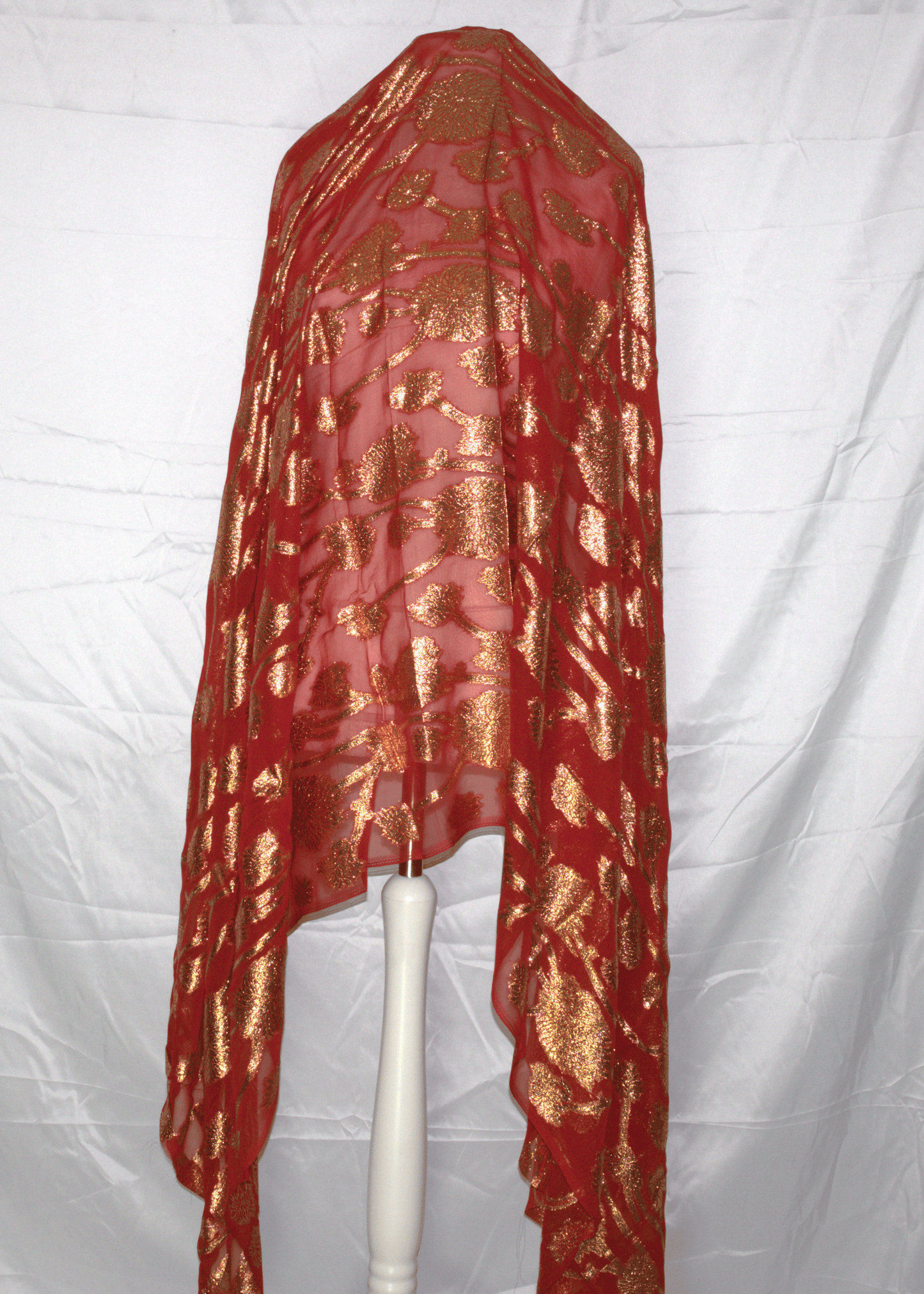 Gabsaar Red & Gold Floral