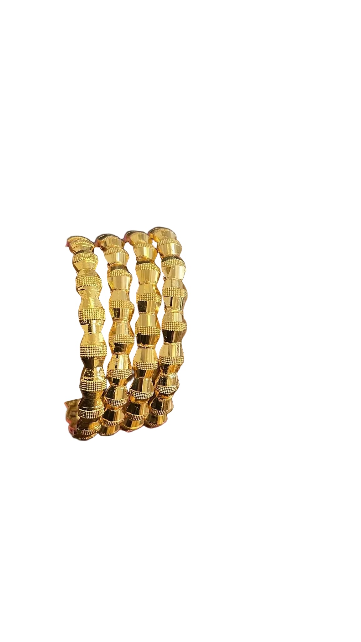 Gold Bobble Bangles – Set of 4