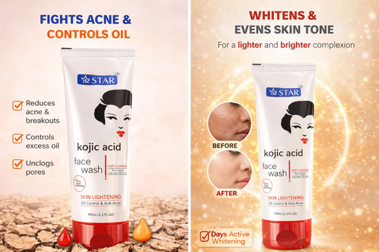 STAR Kojic Acid Face Wash – Deep Cleansing & Oil Control | 100 ml