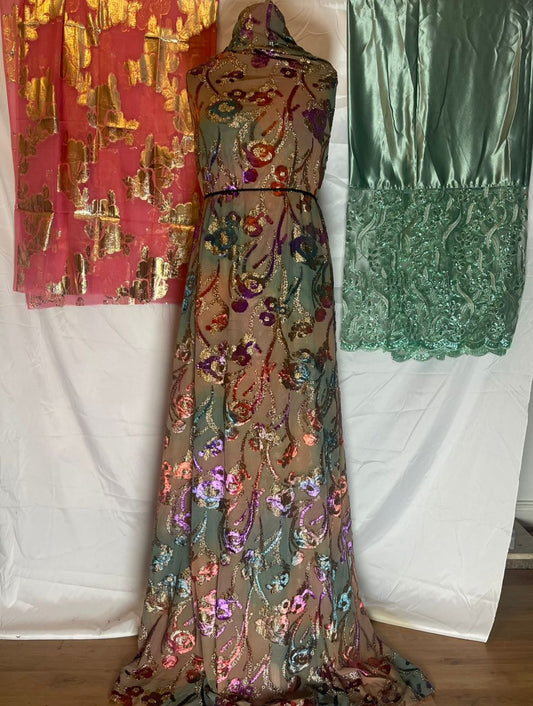 Maqbal Sequin Dirac Full Set – 2 Colours