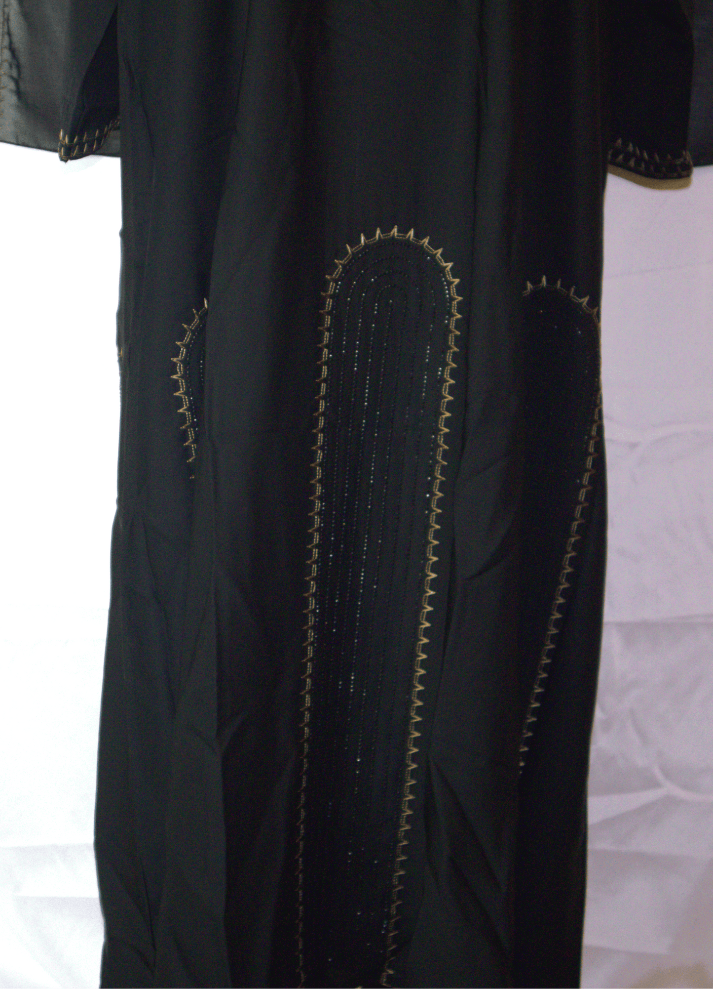 One Piece Abaya with small embroidery
