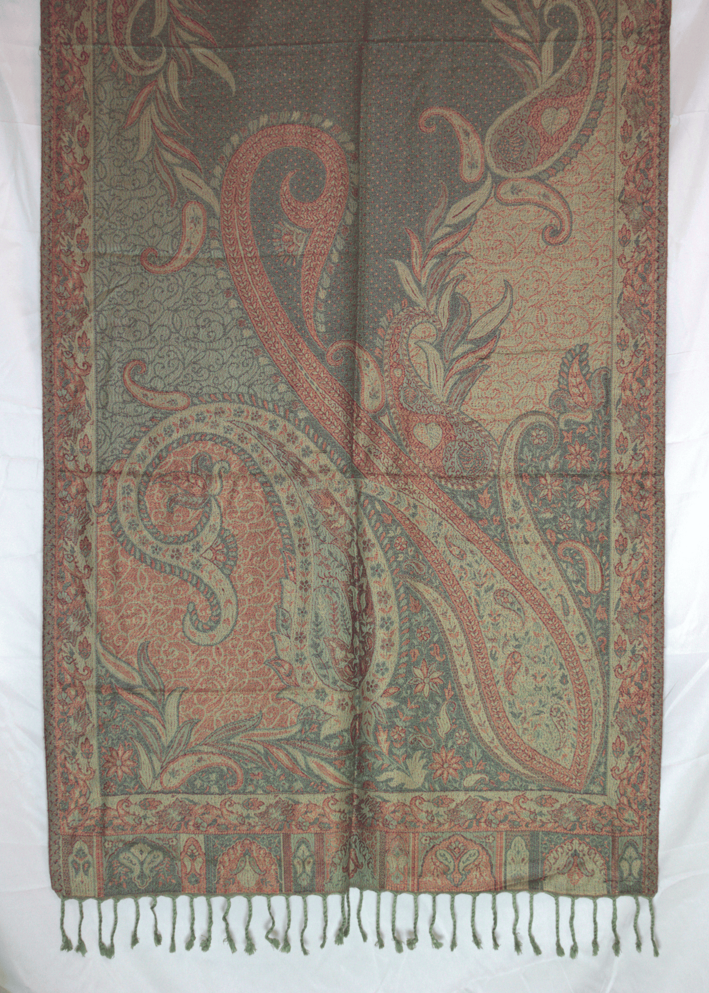 Dirac Fashion Somali Paisley Pashmina Brown 3