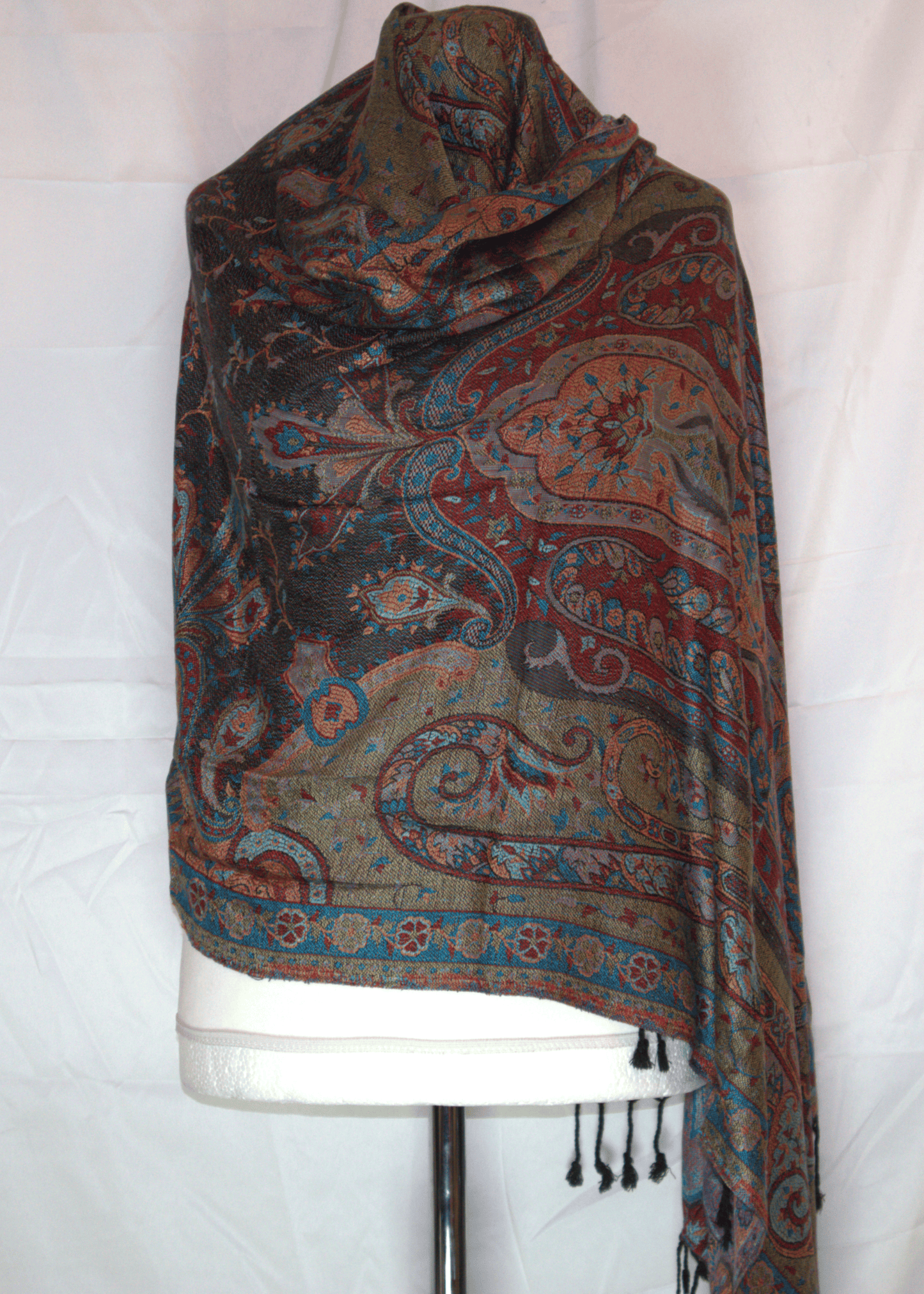 Dirac Fashion Somali Paisley Pashmina arabic Print 2