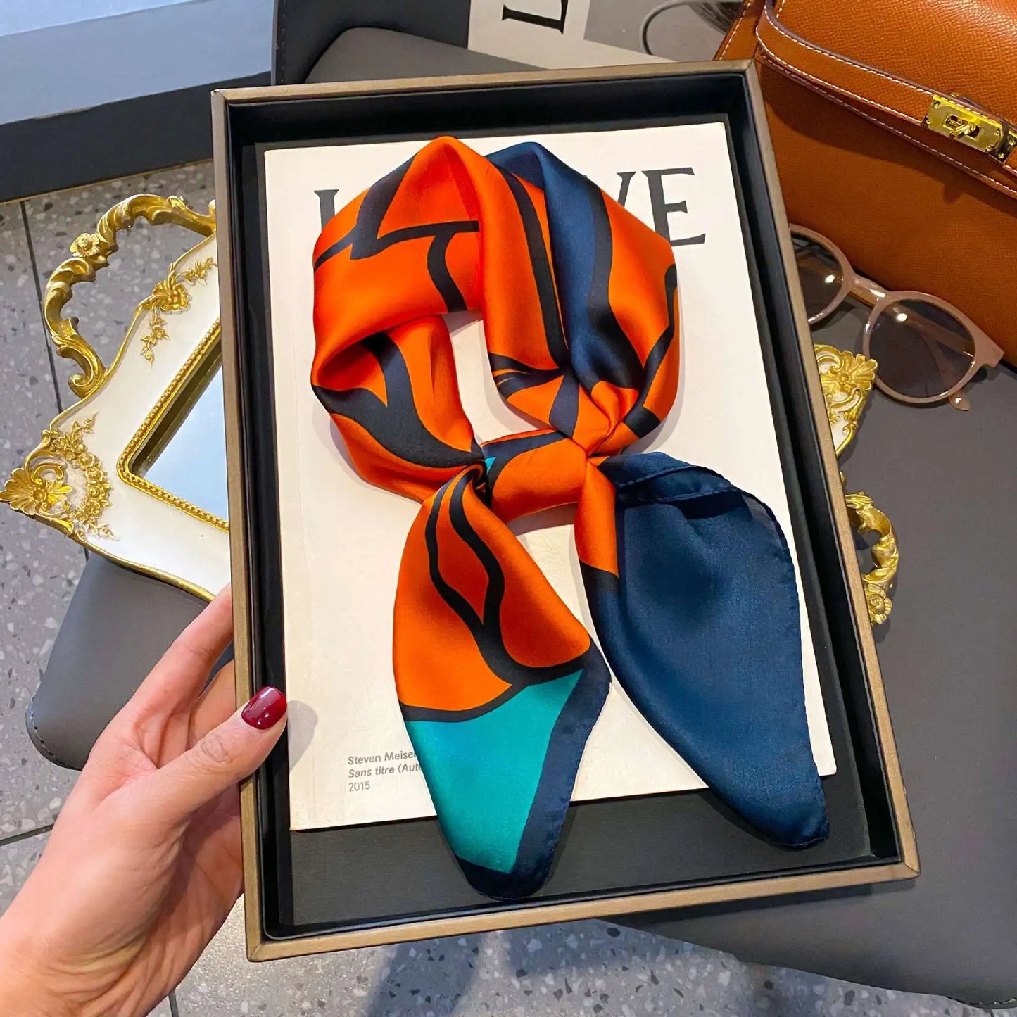 DiracFashion - 70cm Silk Scarf