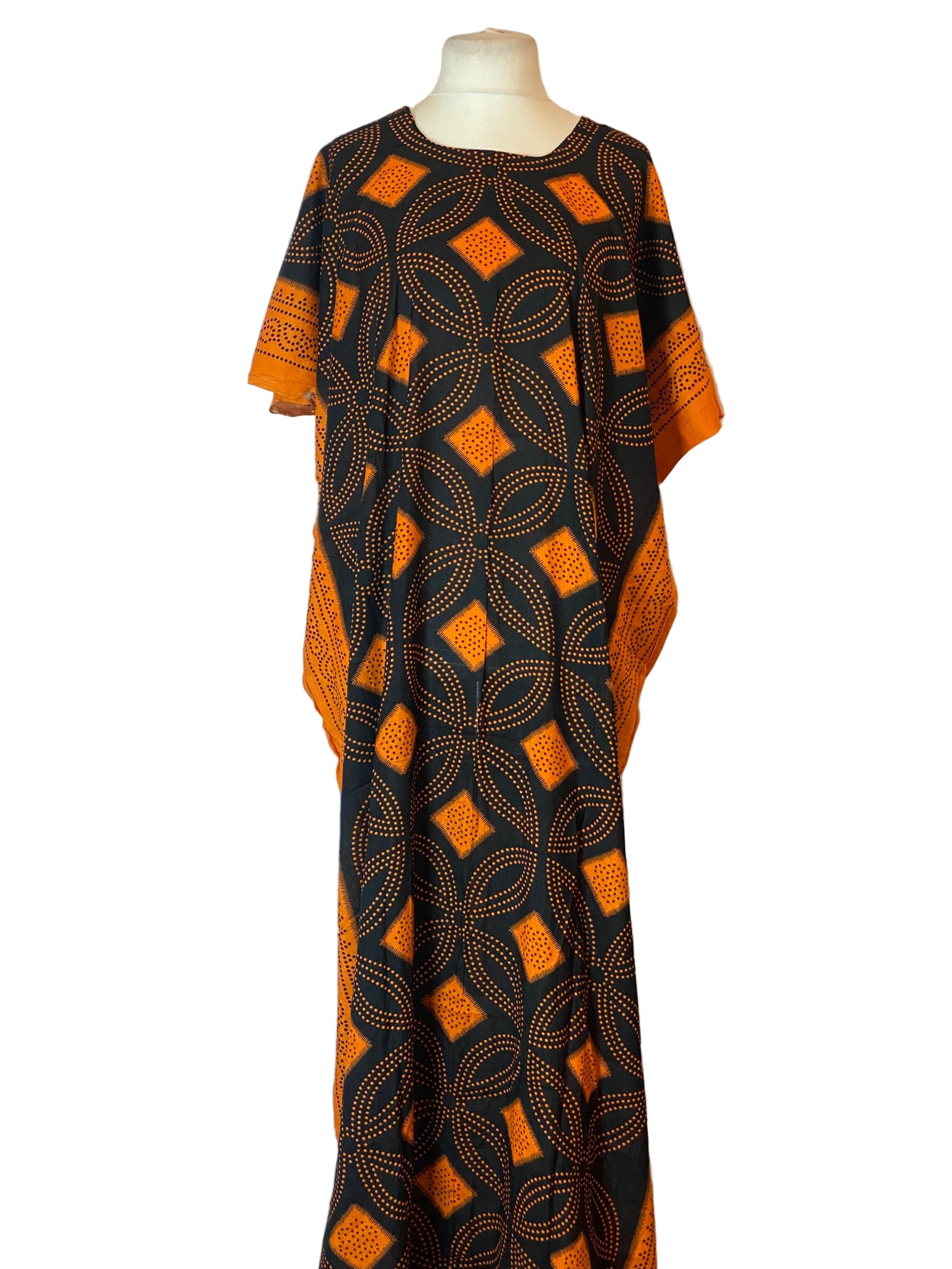 Somali Baati Home Dress - 5 Colours Orange Somali Baati Home Dress - 5 Colours Orange