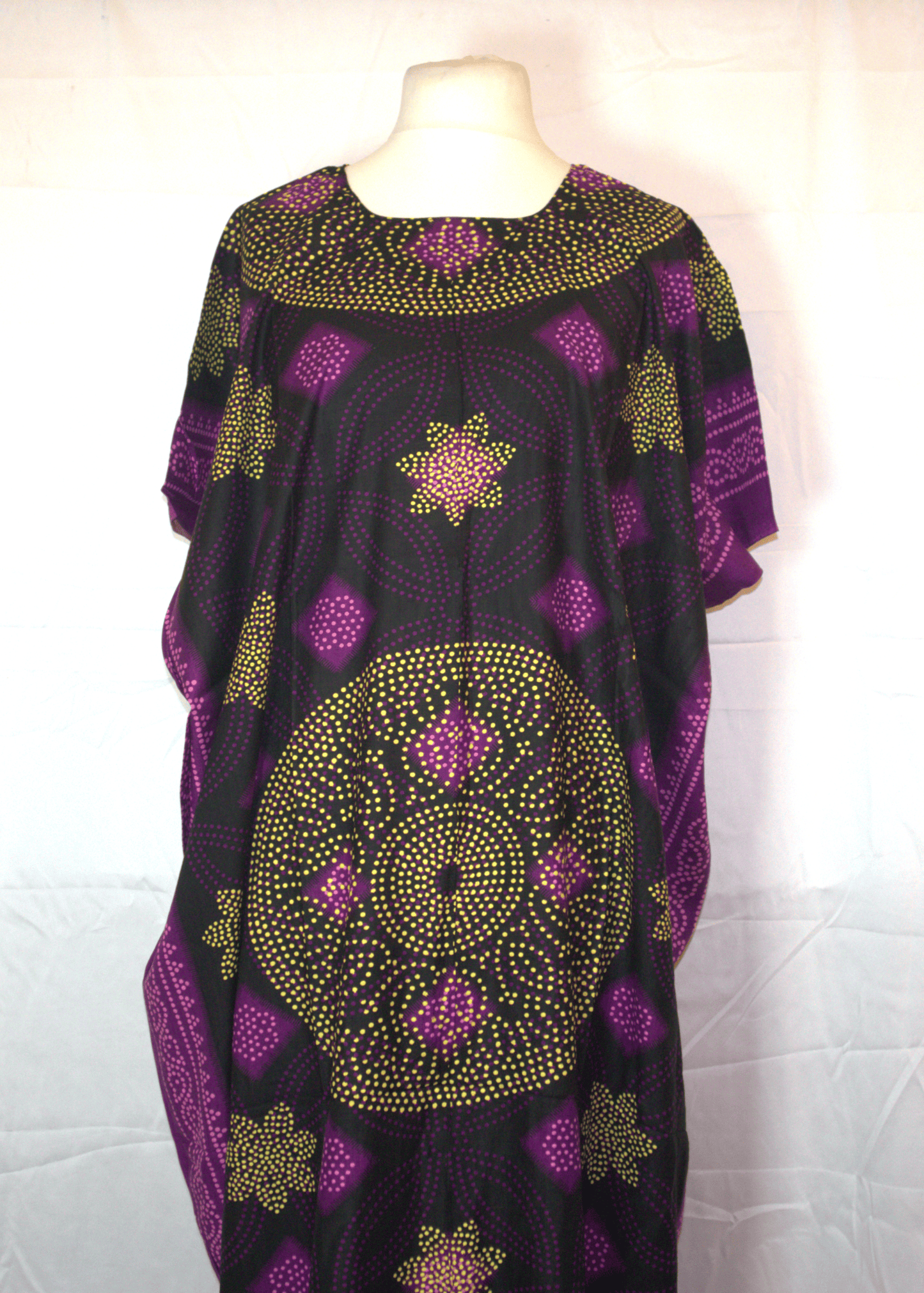 Mandala Print Somali Baati Green or Purple