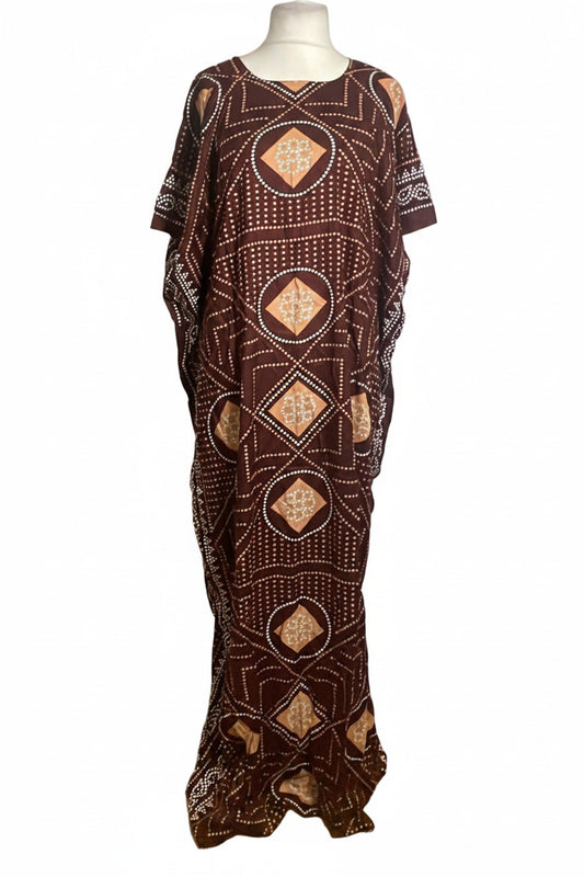 Somali Baati – Geometric Diamond Dot Print | Free Size | 5 Colours