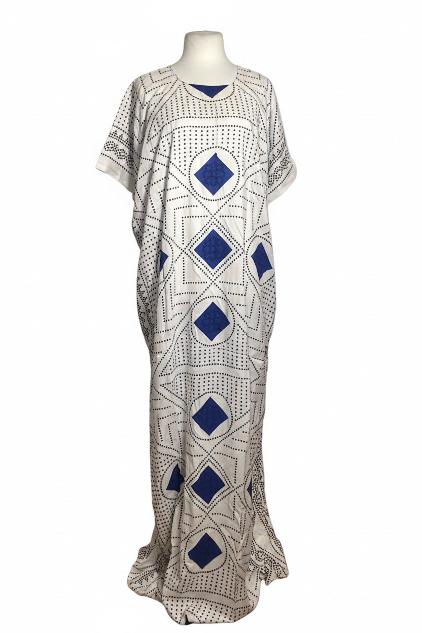 Somali Baati – Geometric Diamond Dot Print | Free Size | 5 Colours