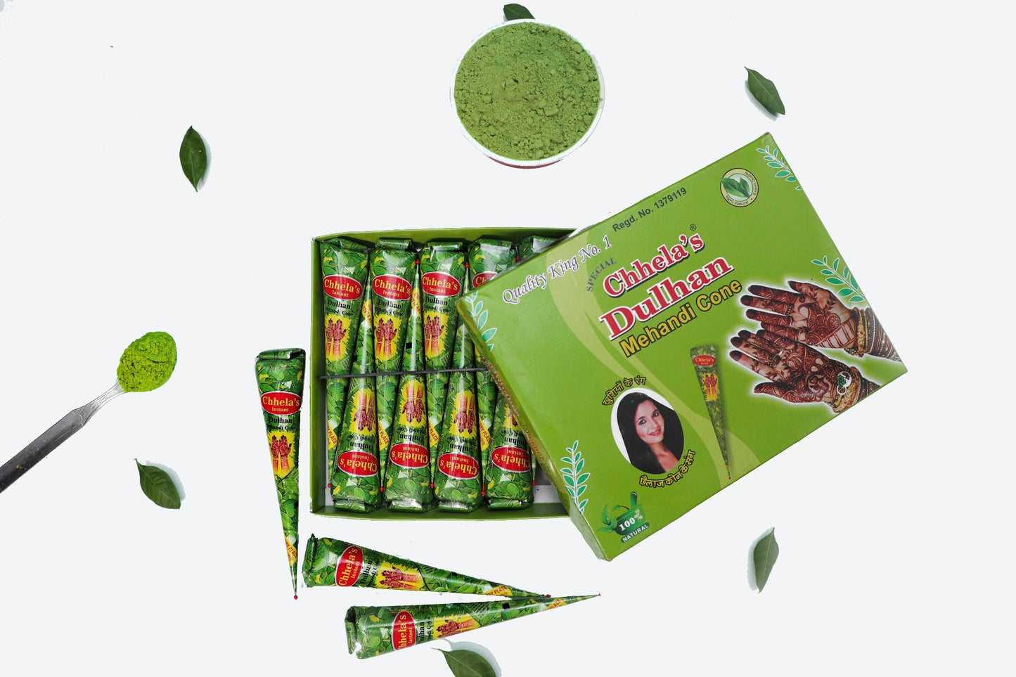 Chhela’s Mehandi Cones – Box of 12