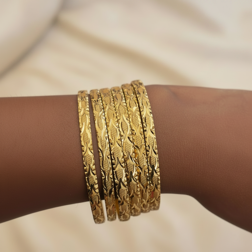 Gold Bangles - Refined 2