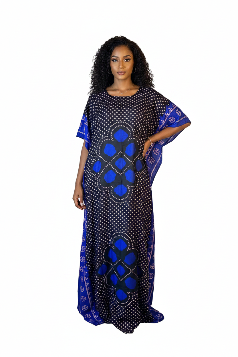 Printed Baati Dress – Free Size | Rayon Cotton