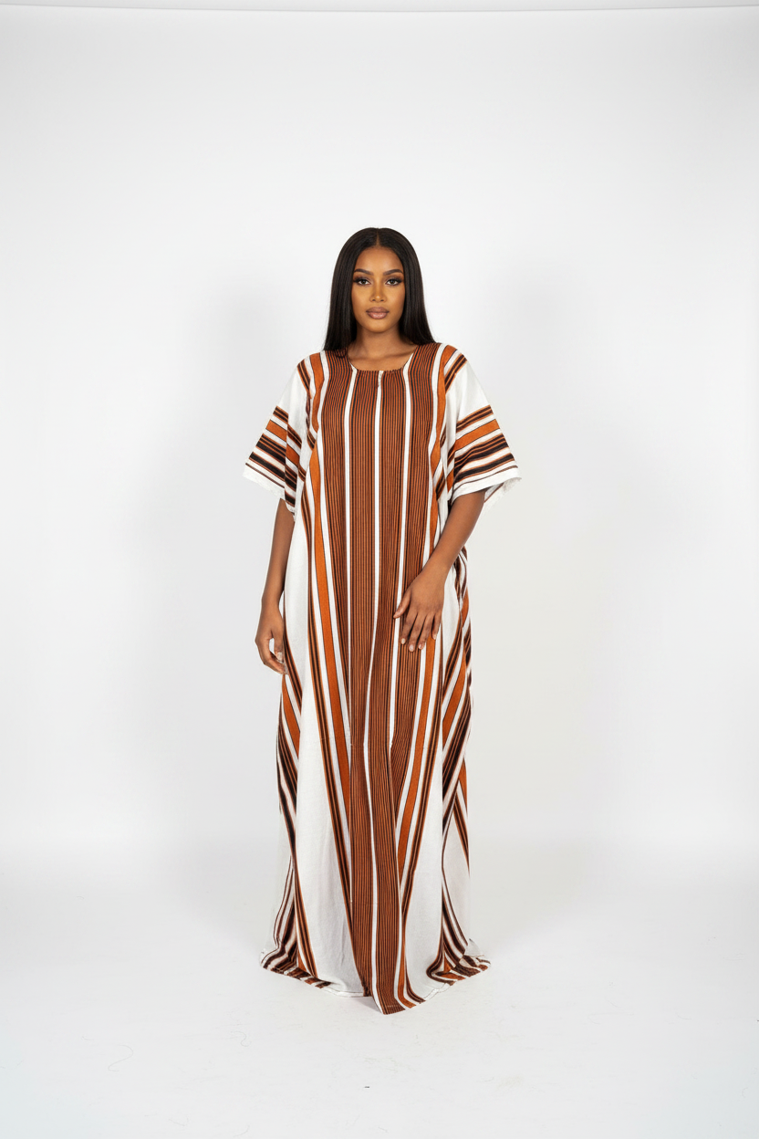 Traditional Somali Baati Striped Baati | Free Size | Dirac Fashion  Dirac  fashion