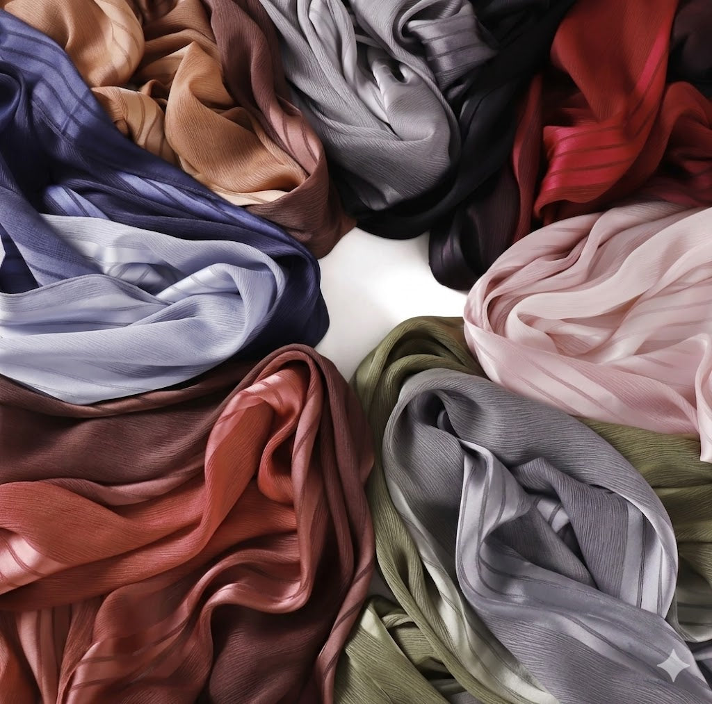 Rosy Dyed Hijab Collection