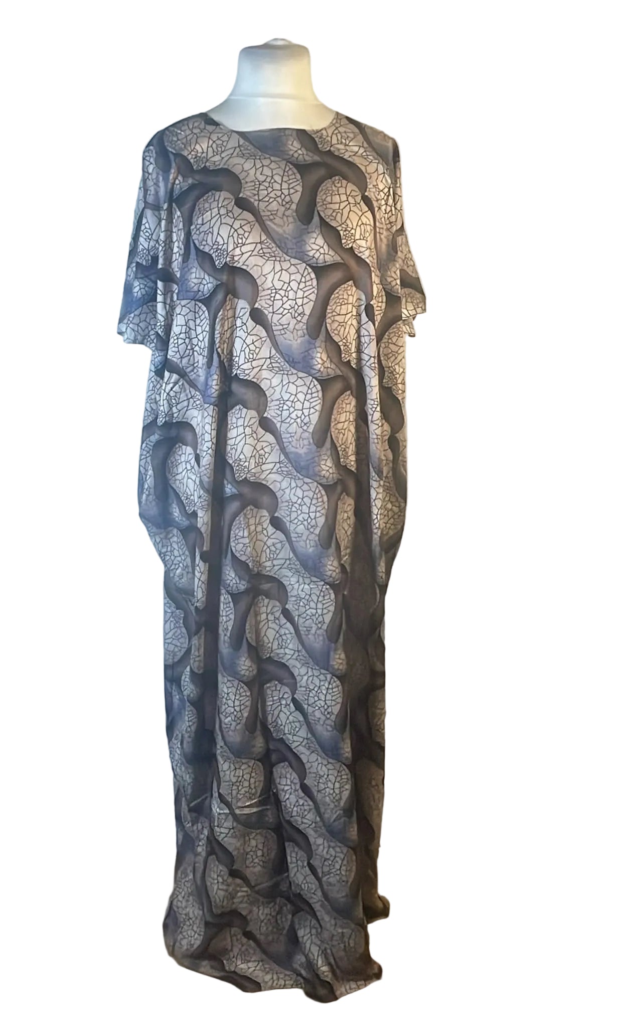 Abstract Wave Print Baati – Free Size | Rayon-Cotton | 3 Colours