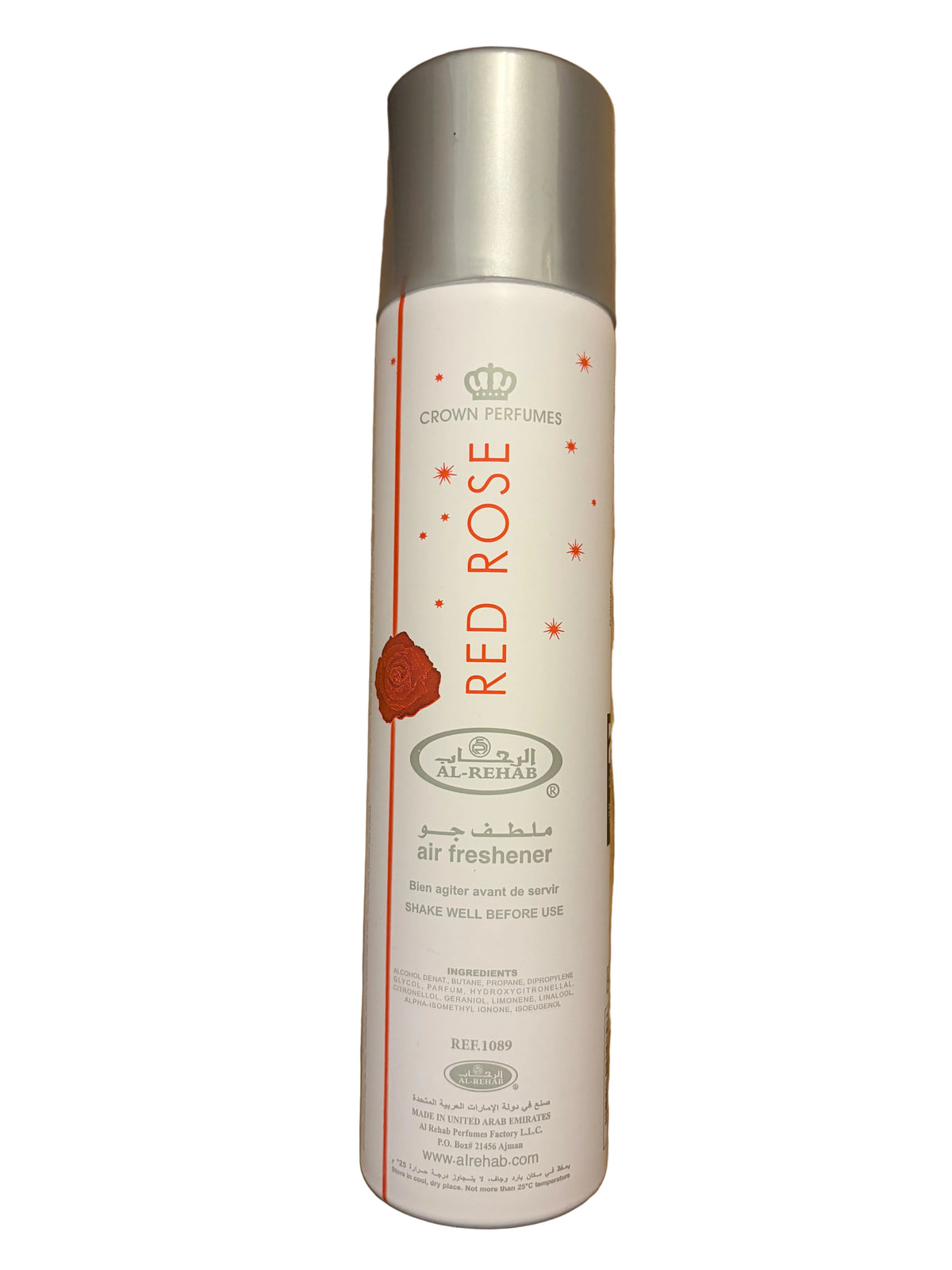 Al-Rehab Red Rose Air Freshener 300ml 