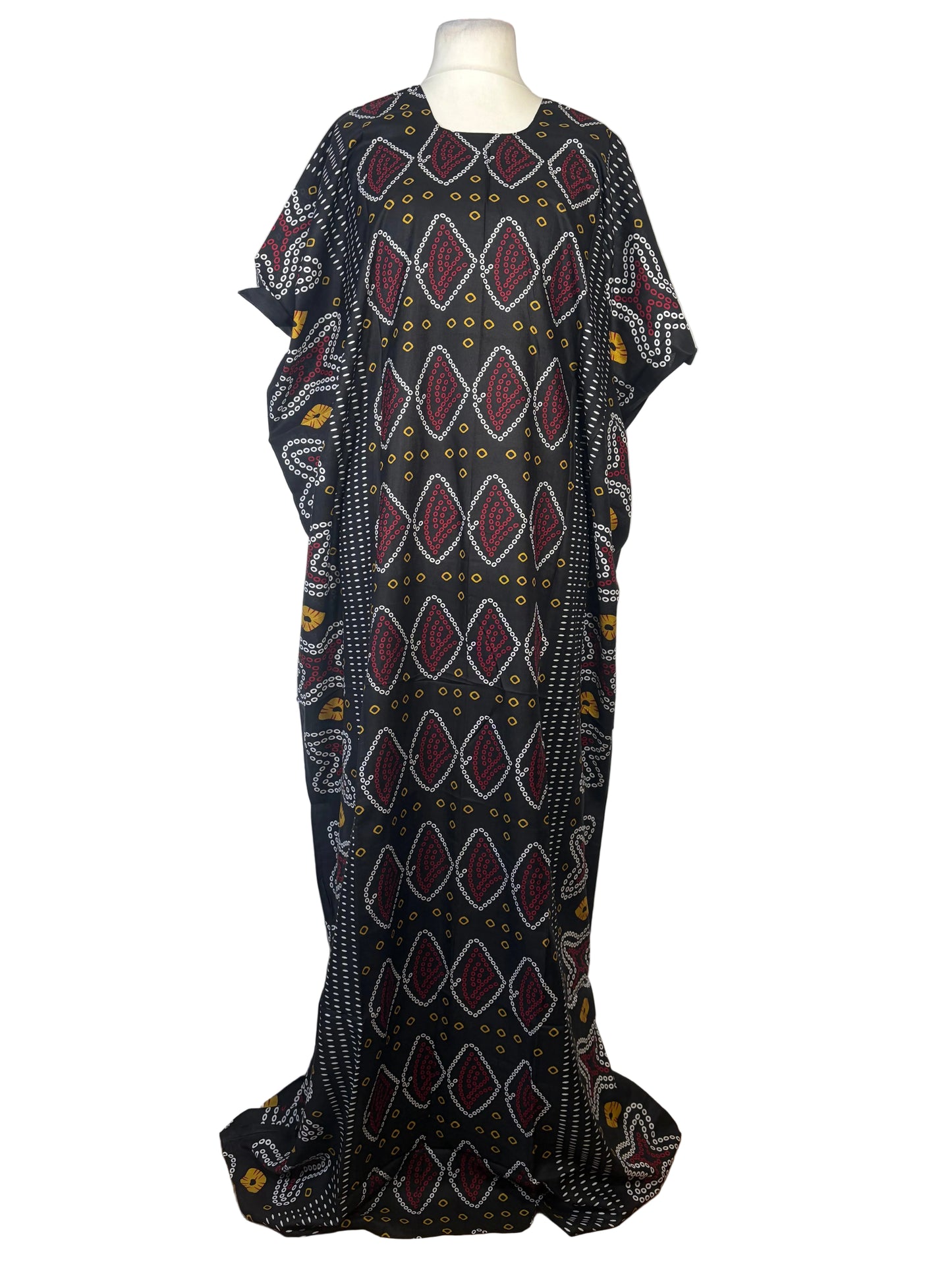 Patterned Somali Baati on a white surface