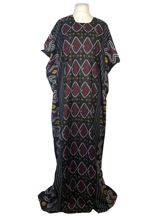 Patterned Somali Baati on a white surface