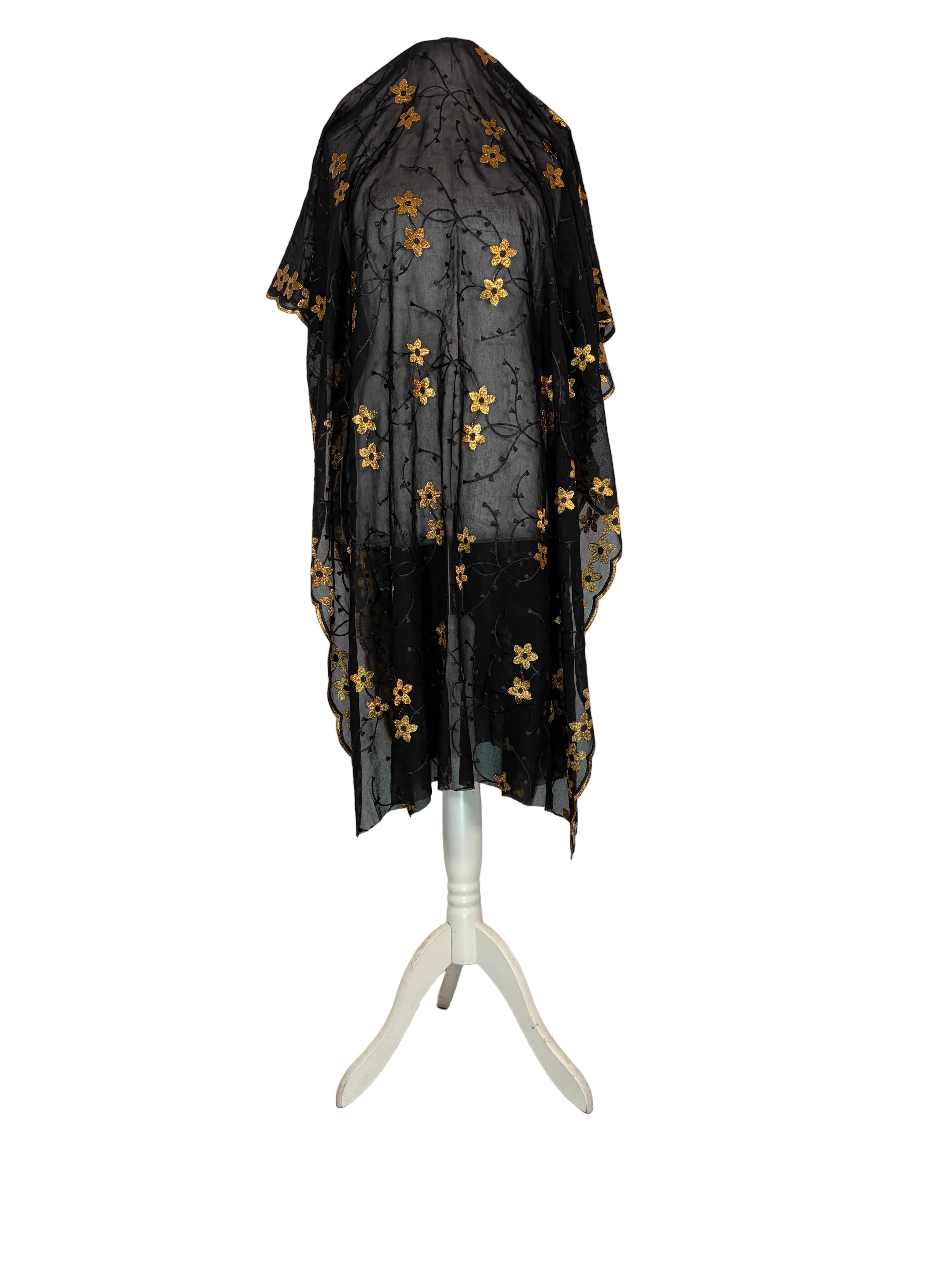 Garbasaar Pattern Regal Embroidered Garbasaar – Unstitched Sheer Fabric | Dirac Fashion ...