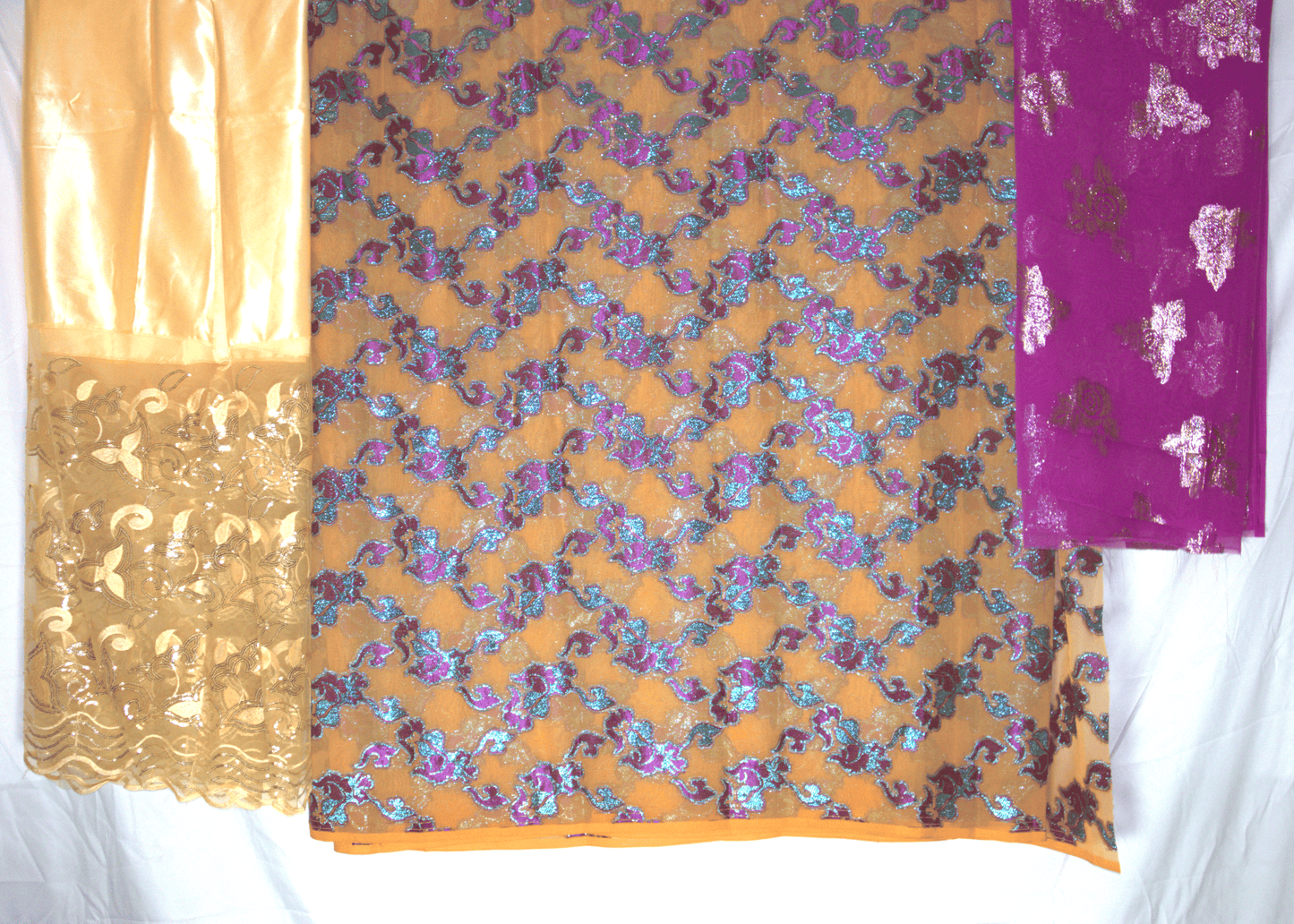 Dirac Fransawi – Gold Orange & Purple-Blue