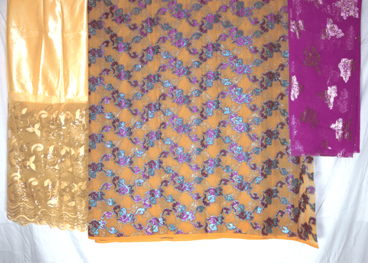 Dirac Fransawi – Gold Orange & Purple-Blue