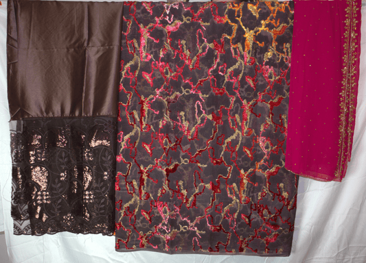 Dirac - Maqbal Brown Red Pink- Full Set