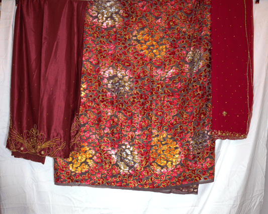 Dirac - Maqbal Burgundy & Red Full Set
