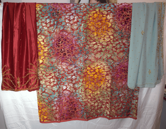 Dirac - maqbal Colorfull - Red & Blue Full set