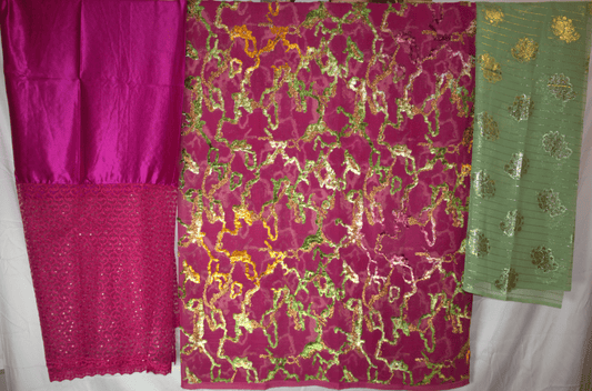 Dirac - Maqbal Pink Light Green - Full set