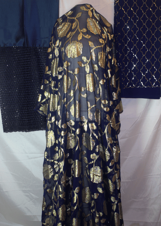 Dirac Fransawi – Navy Blue & Gold