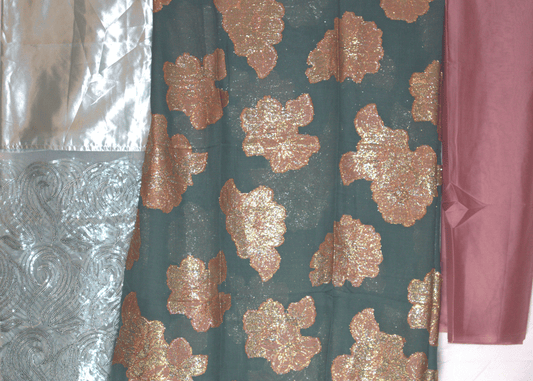 Dirac Fransawi – Teal & Rose Gold - Full Fabric Set