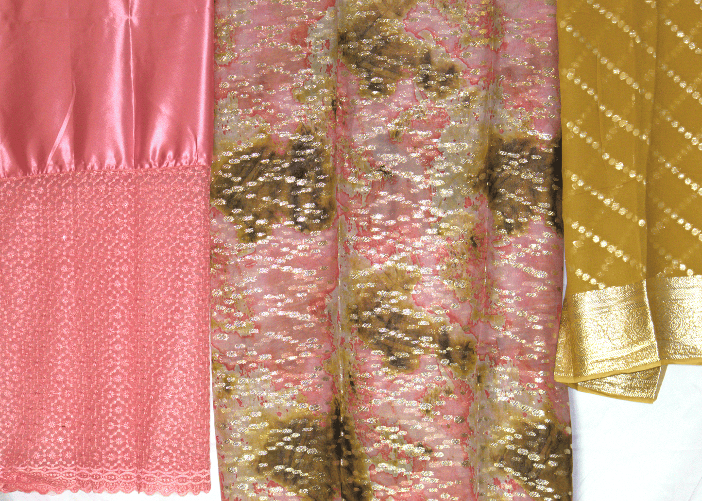 Dirac Fransawi – Hot Pink & Gold