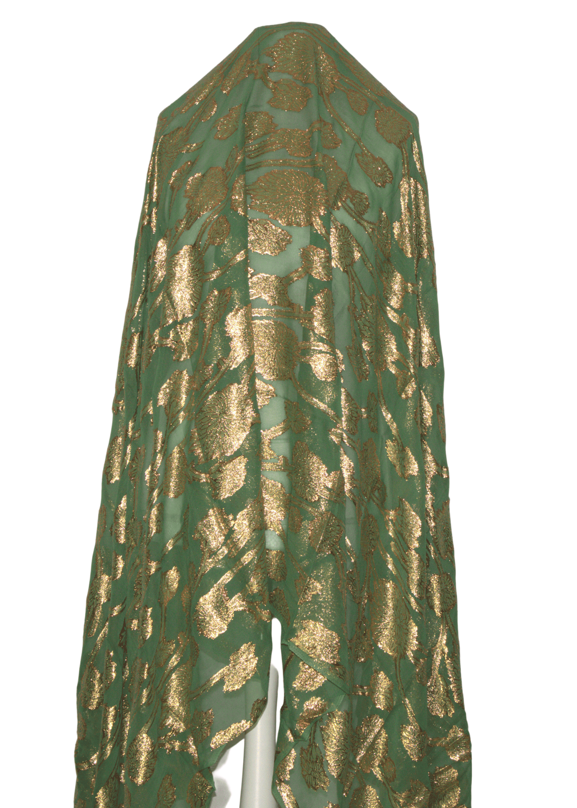 Fransawi Garbasaar with Gold Floral - Dirac fashion