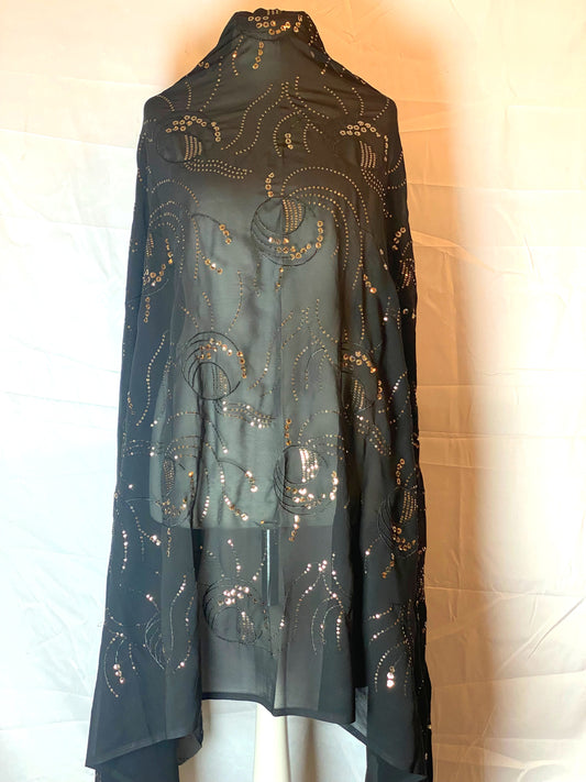 Somali Garbasaar – Black with Gold