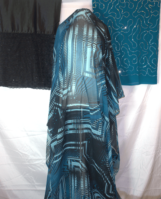 Somali Dirac Blue & Black full set 