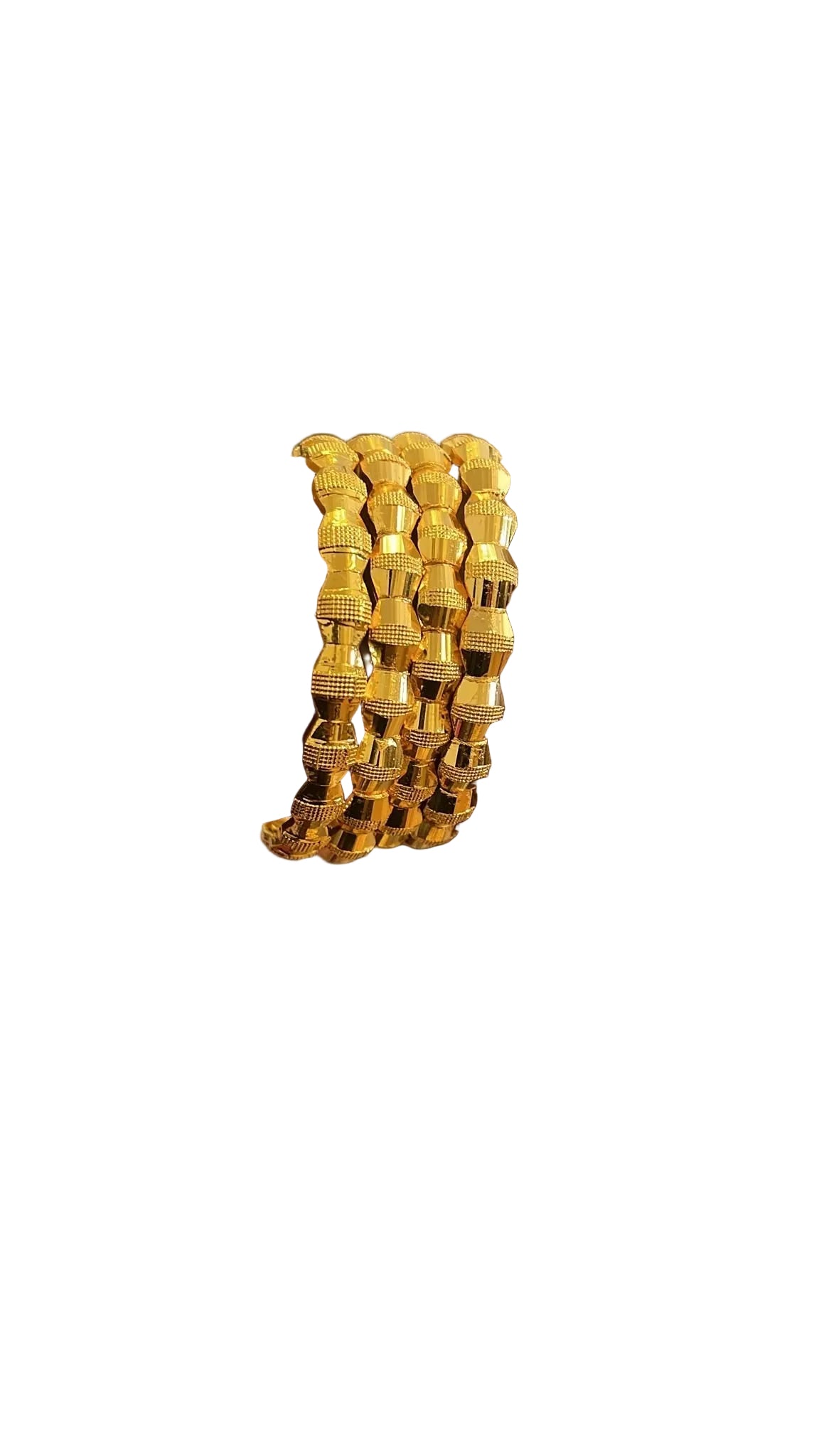 Gold Bobble Bangles – Set of 4