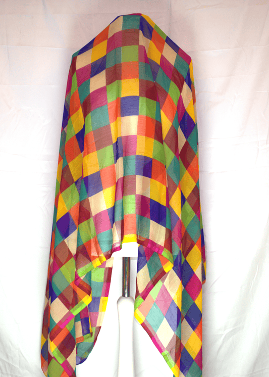 Rainbow Checkered Hijab