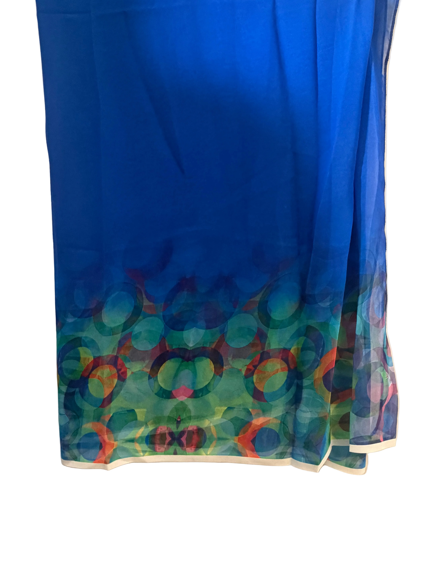 Bubble Printed Lilian Somali Dress Set with Matching Scarf