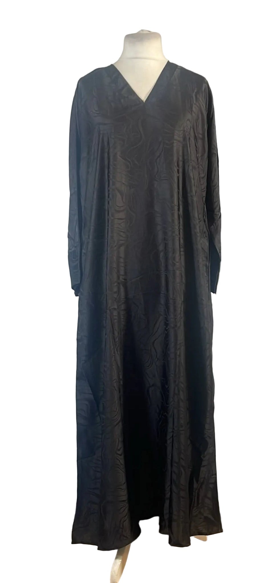 Jacquard Abaya with Scarf