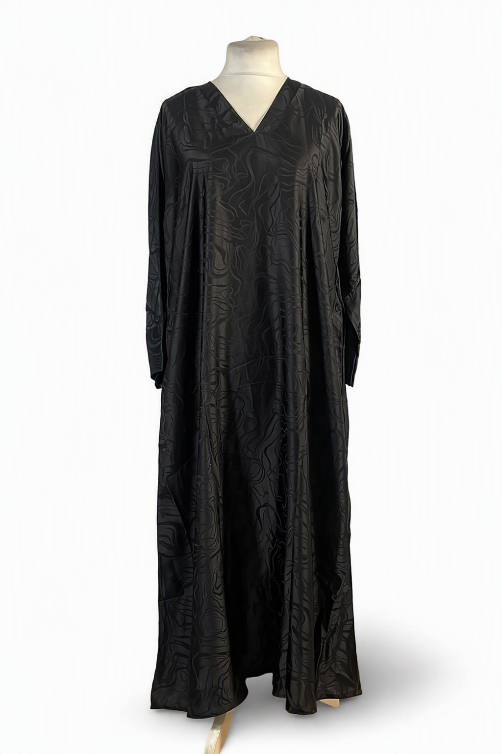 Jacquard Abaya with Scarf