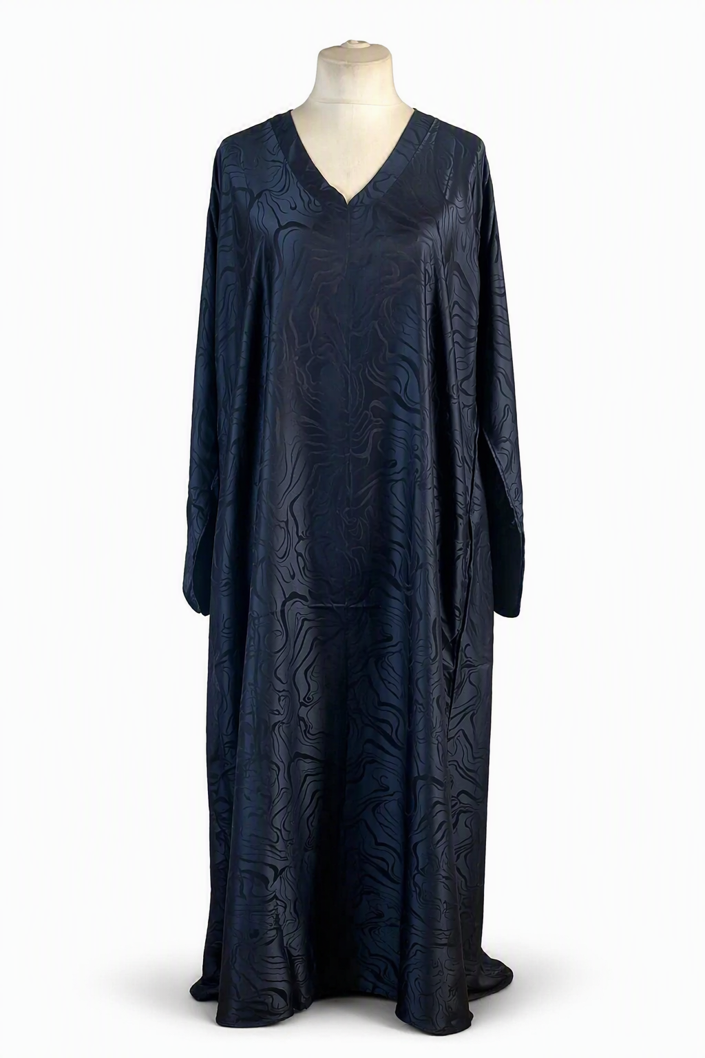 Jacquard Abaya with Scarf