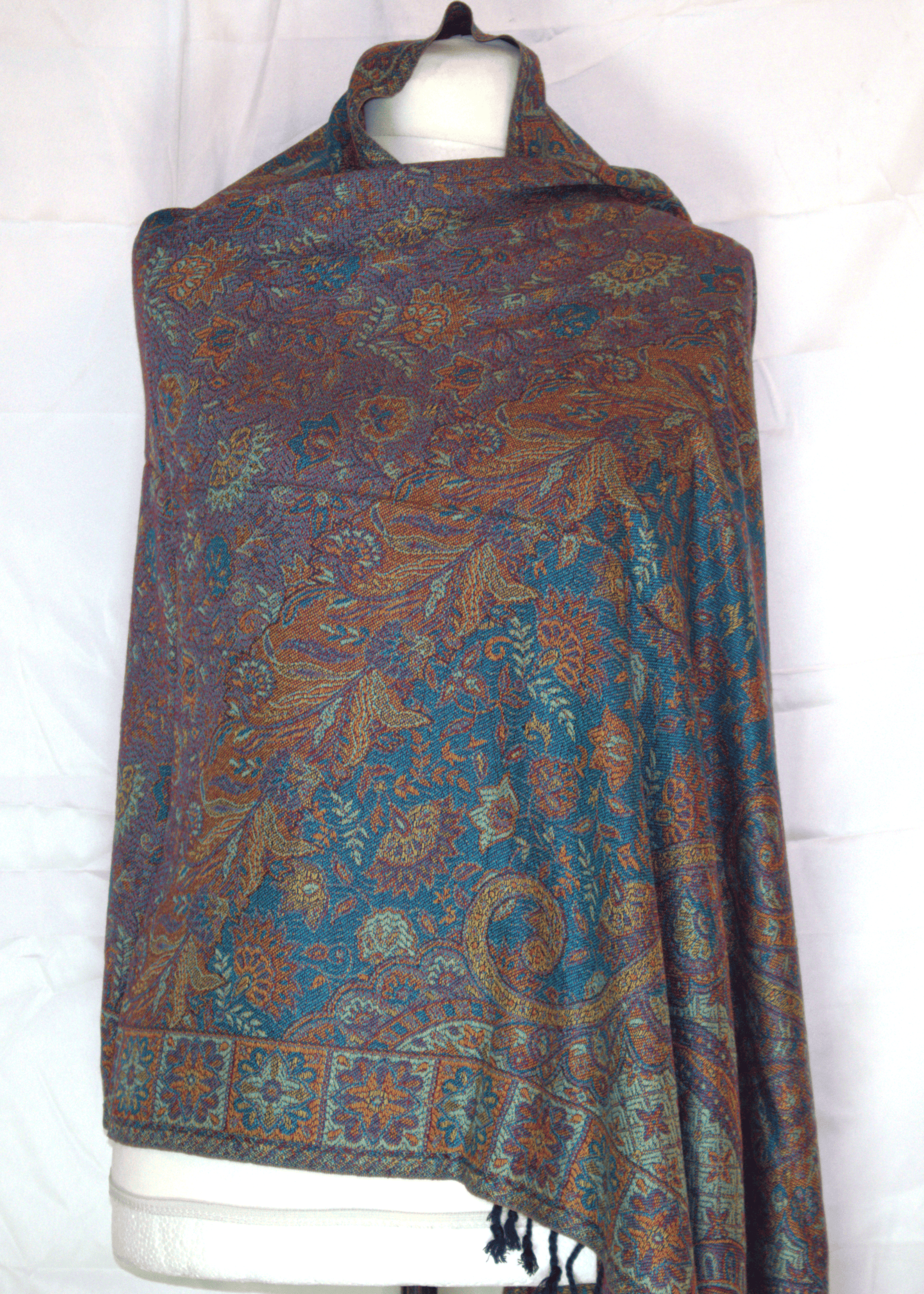 Dirac Fashion Somali Paisley Pashmina Dark Style 1