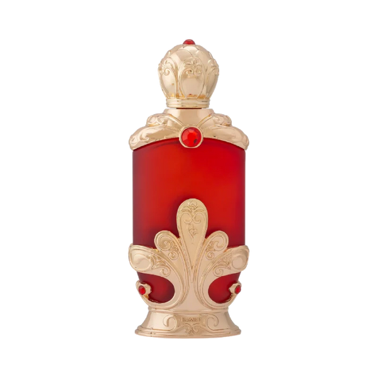Dirac Fashion Red and gold Ruslein perfume bottle 1