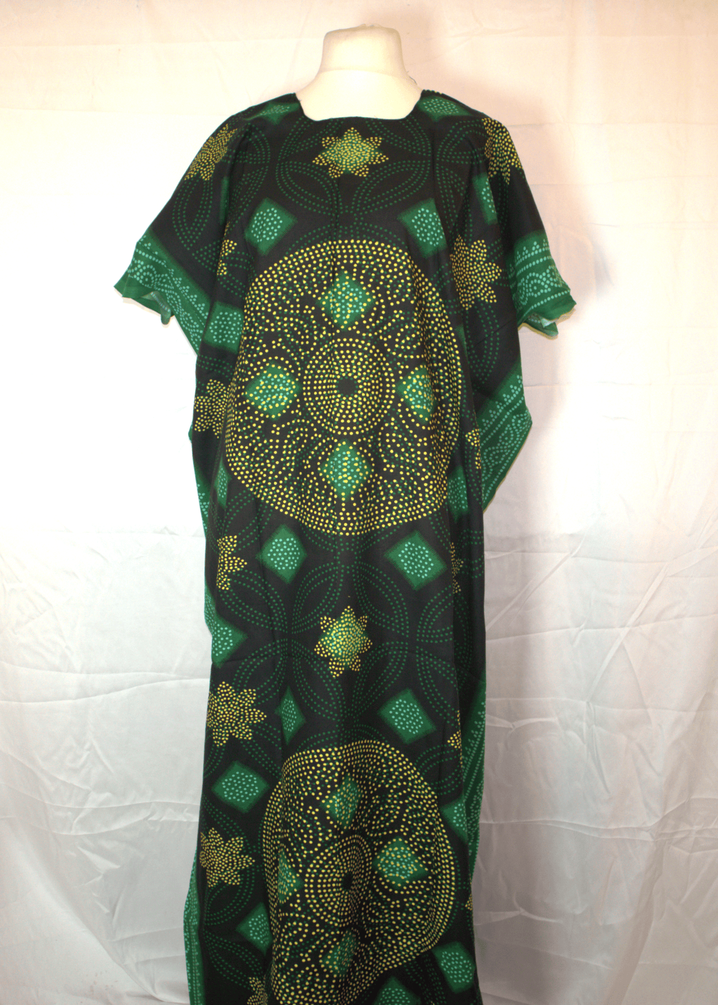 Mandala Print Somali Baati Green or Purple