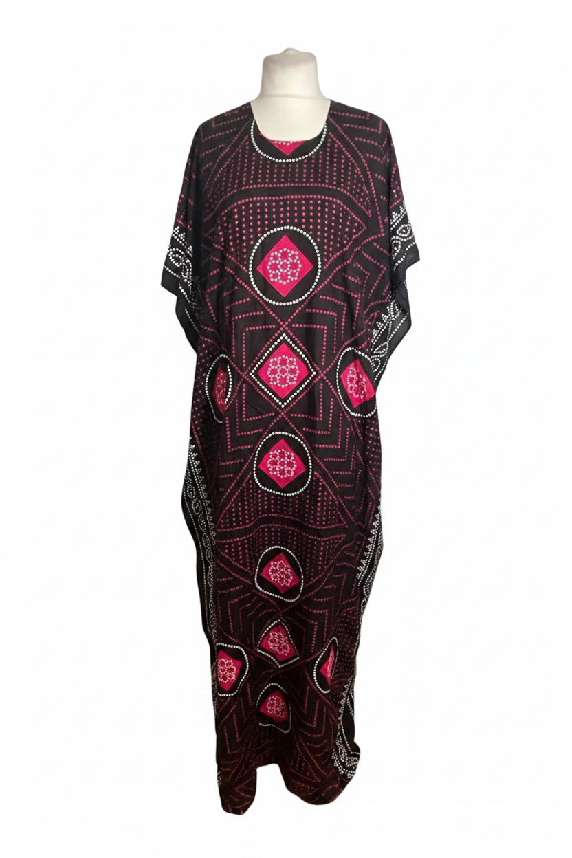 Somali Baati – Geometric Diamond Dot Print | Free Size | 5 Colours