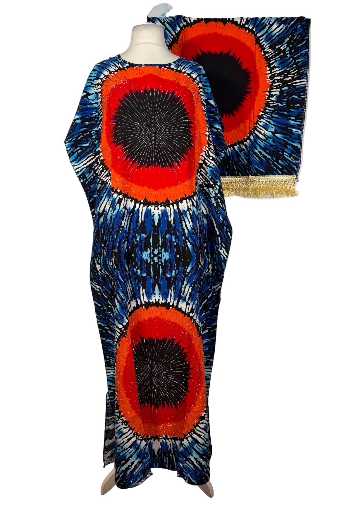 Garbasaar Pattern Stone Circle Baati with Matching Garbasaar | Free Size | DiracFashion ...