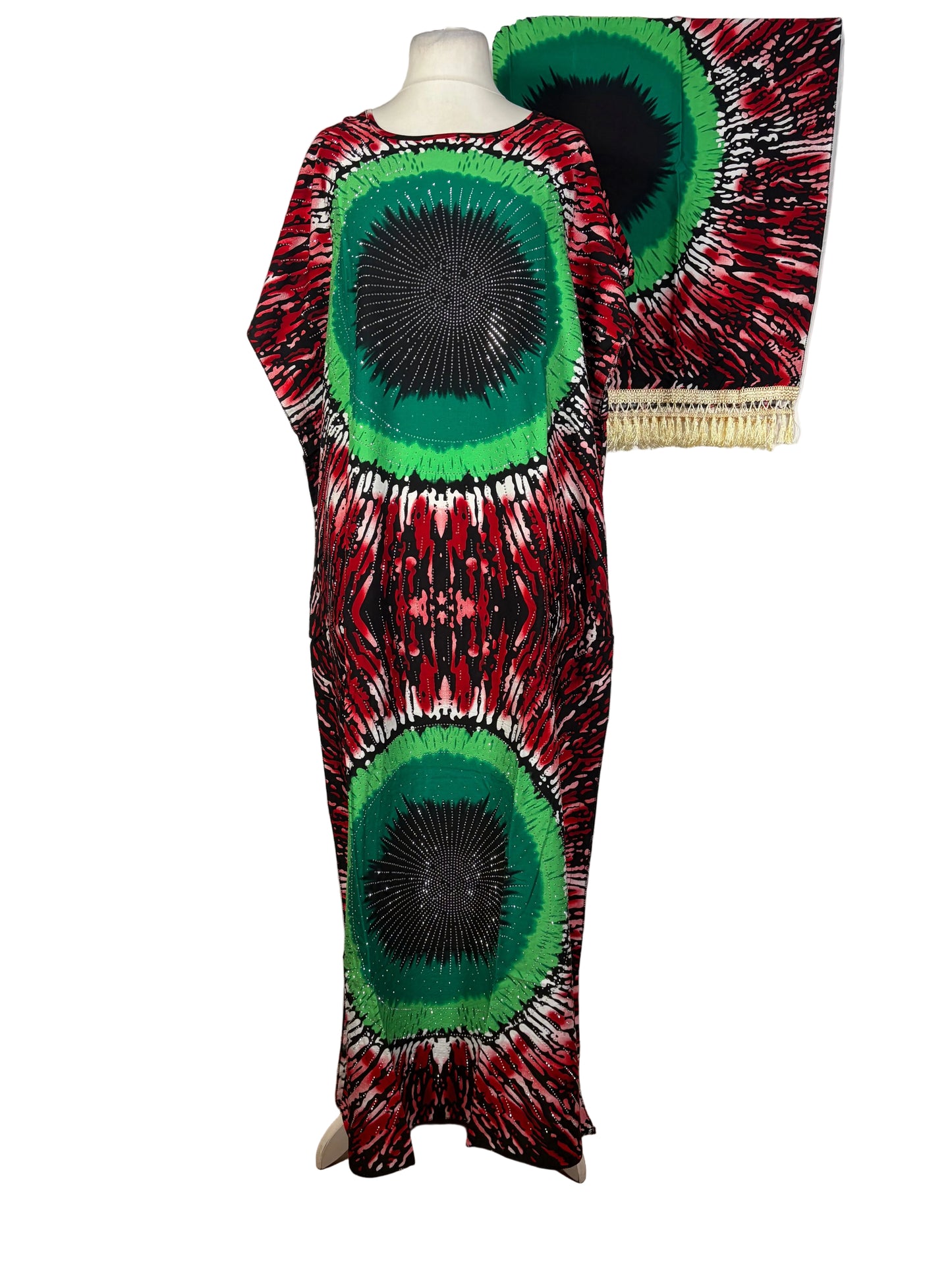 Stone Circle Baati with Matching Garbasaar – Free Size - Diracfashion
